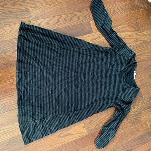 Loft Long Sleeve Stripe Dress